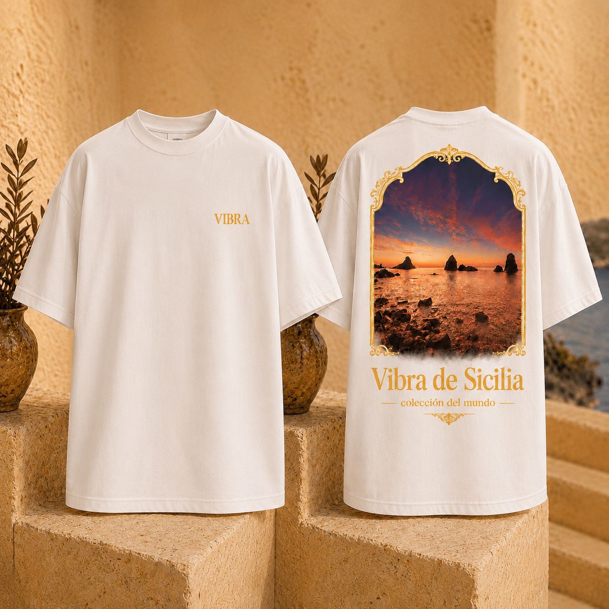 T-Shirt Oversize (190gr) Sicily night