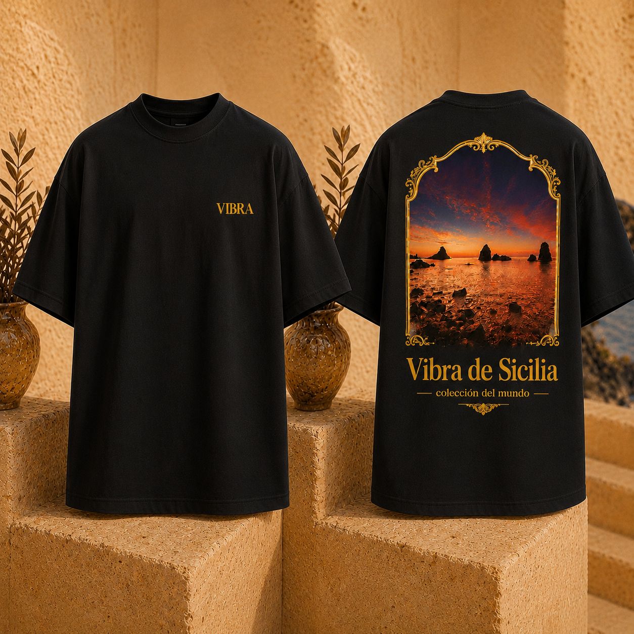 T-Shirt Oversize (190gr) Sicily night