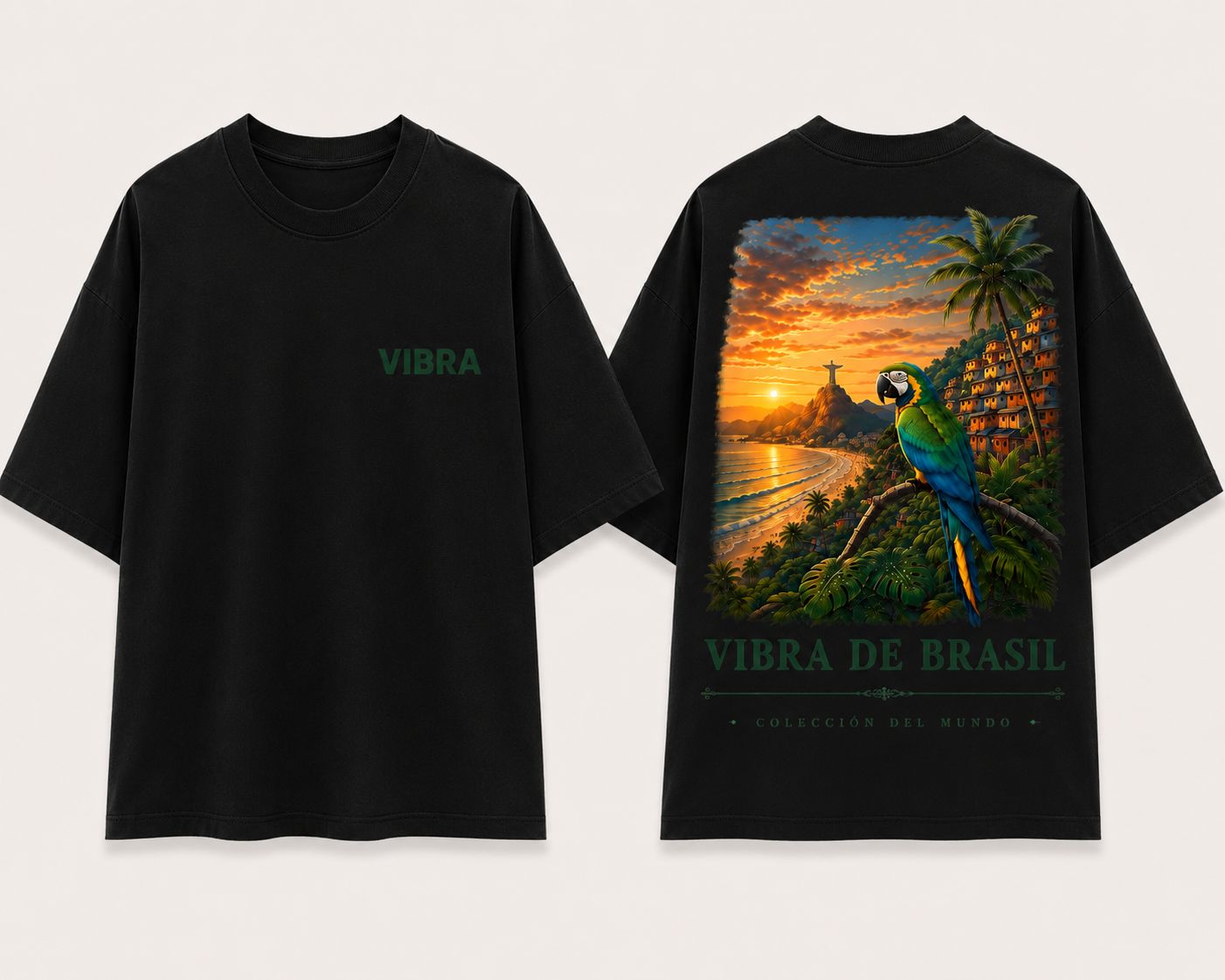 T-Shirt Oversize (190gr) Brasil