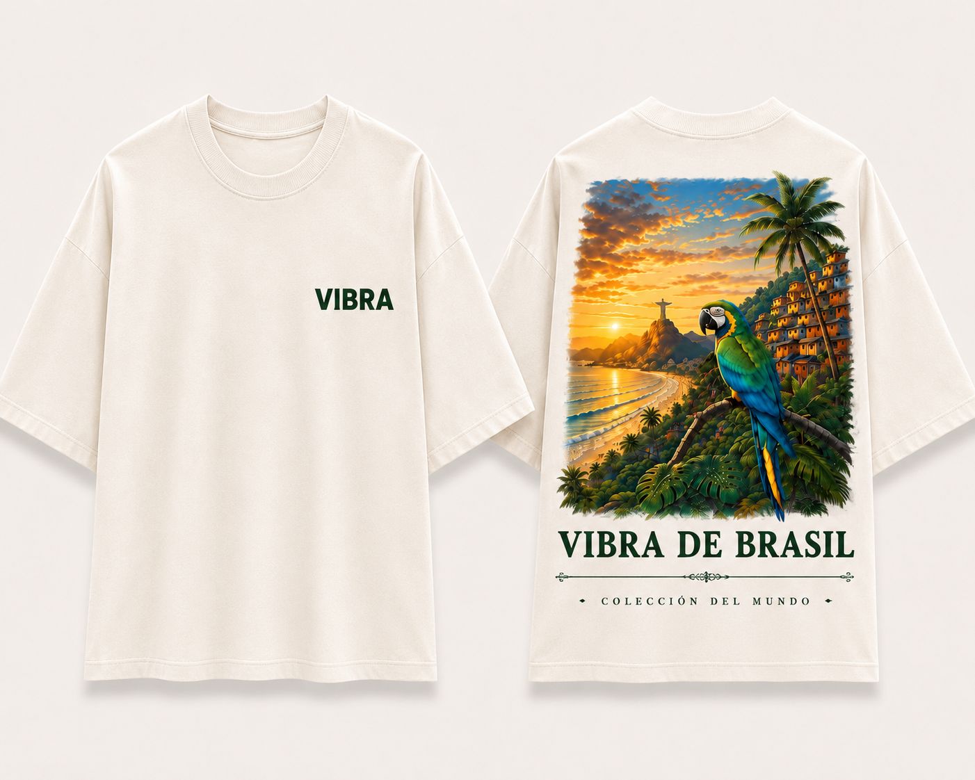 T-Shirt Oversize (190gr) Brasil